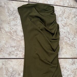 Olive Green Maxi Skirt